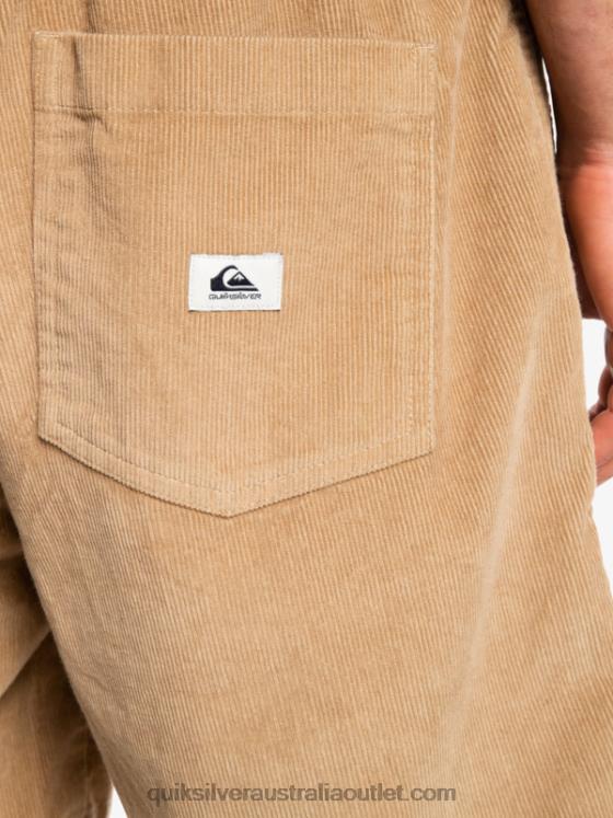 Quiksilver Men Taxer Cord Shorts H2N4B359 plage