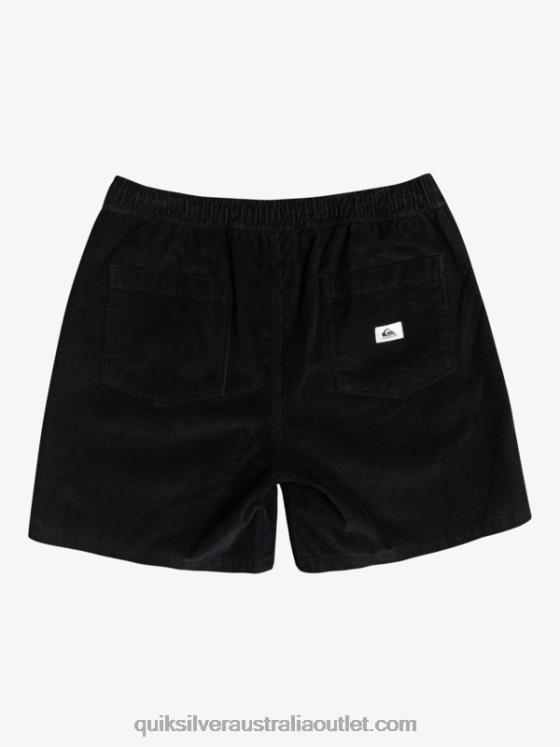 Quiksilver Men Taxer Cord Shorts H2N4B360 black
