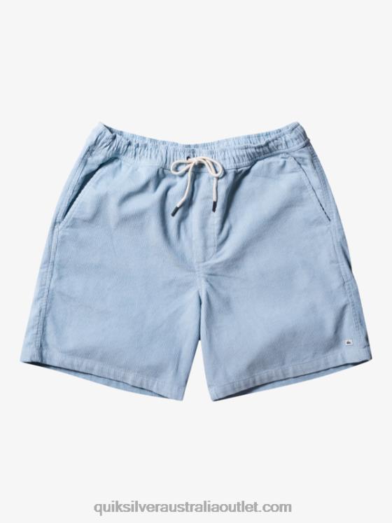 Quiksilver Men Taxer Cord Shorts H2N4B361 celestial blue