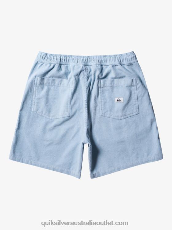 Quiksilver Men Taxer Cord Shorts H2N4B361 celestial blue