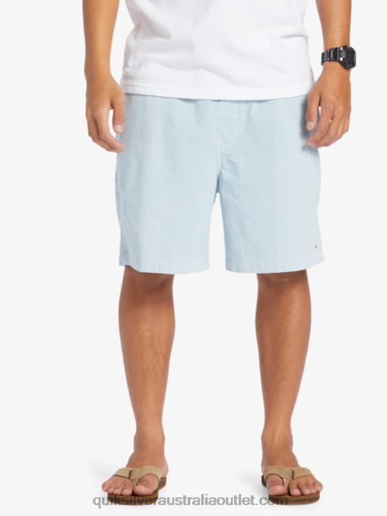 Quiksilver Men Taxer Cord Shorts H2N4B361 celestial blue