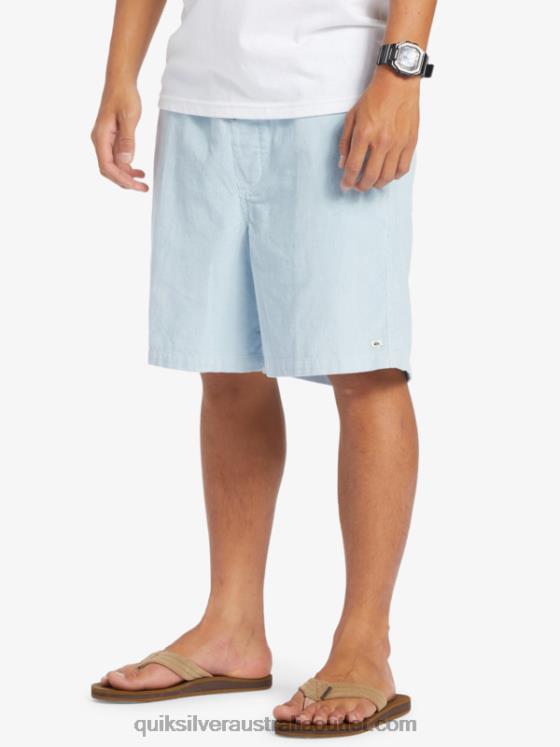 Quiksilver Men Taxer Cord Shorts H2N4B361 celestial blue
