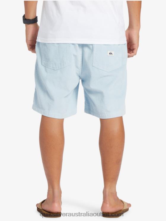 Quiksilver Men Taxer Cord Shorts H2N4B361 celestial blue