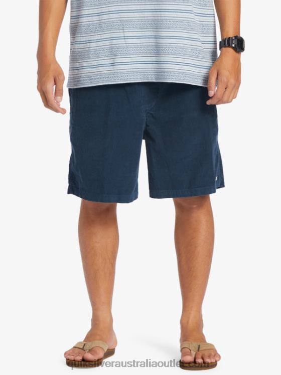 Quiksilver Men Taxer Cord Shorts H2N4B362 midnight navy