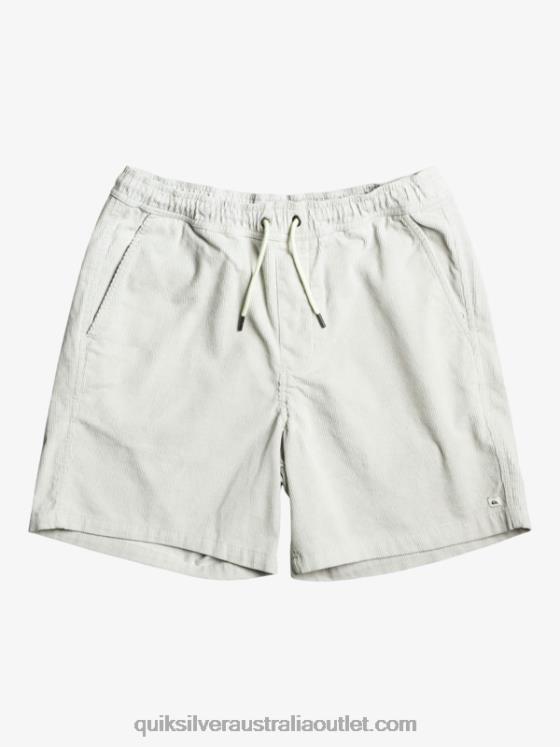 Quiksilver Men Taxer Cord Shorts H2N4B363 gray violet