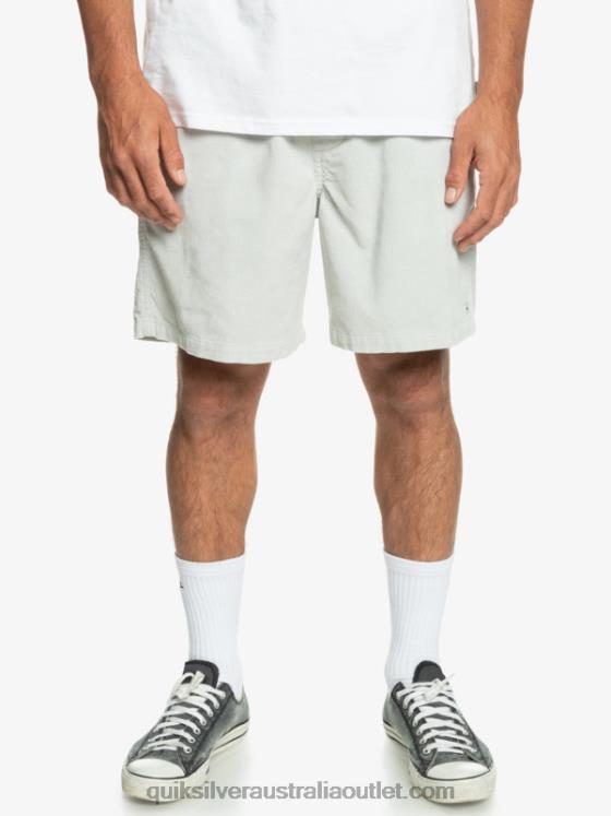 Quiksilver Men Taxer Cord Shorts H2N4B363 gray violet