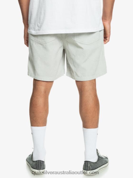Quiksilver Men Taxer Cord Shorts H2N4B363 gray violet