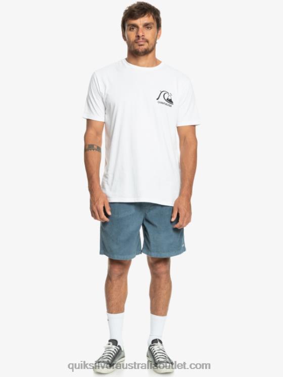 Quiksilver Men Taxer Cord Shorts H2N4B364 bering sea