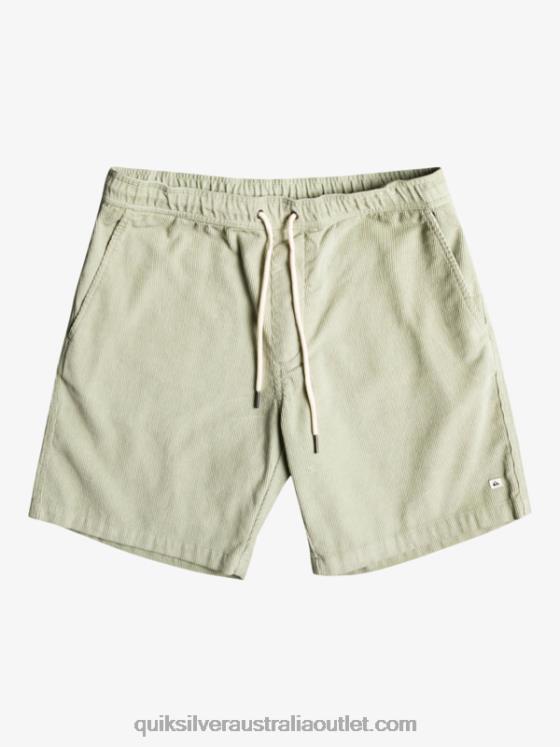 Quiksilver Men Taxer Cord Shorts H2N4B365 desert sage