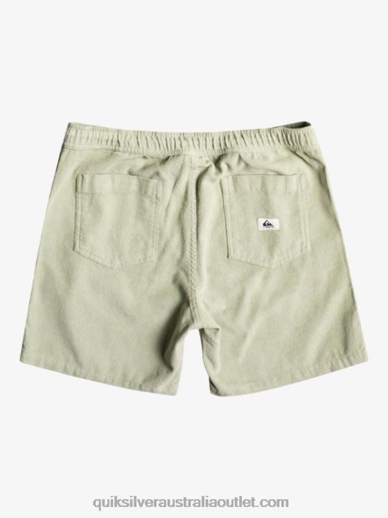 Quiksilver Men Taxer Cord Shorts H2N4B365 desert sage