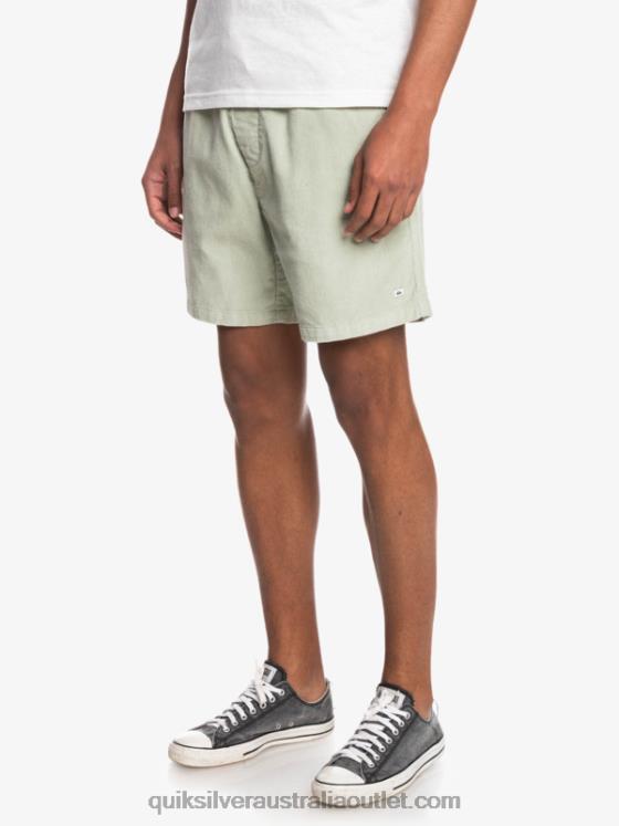 Quiksilver Men Taxer Cord Shorts H2N4B365 desert sage