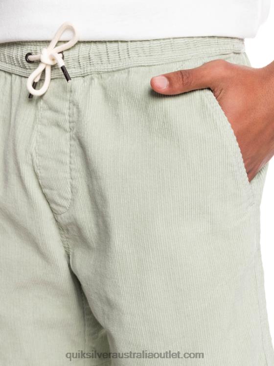 Quiksilver Men Taxer Cord Shorts H2N4B365 desert sage