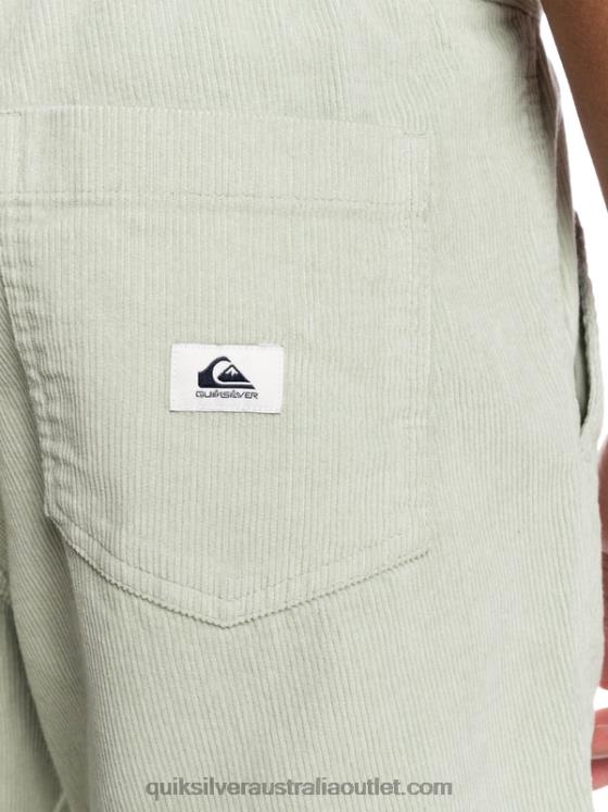 Quiksilver Men Taxer Cord Shorts H2N4B365 desert sage