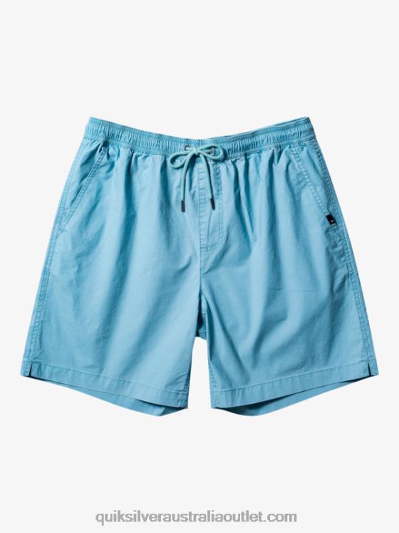 Quiksilver Men Taxer Elasticized Shorts H2N4B319 cameo blue