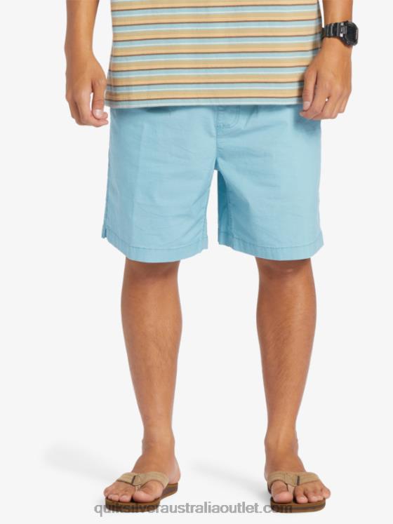 Quiksilver Men Taxer Elasticized Shorts H2N4B319 cameo blue