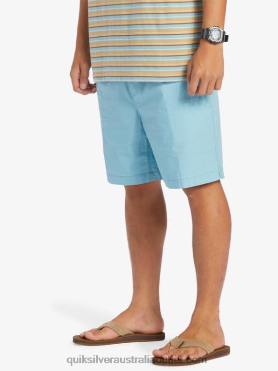 Quiksilver Men Taxer Elasticized Shorts H2N4B319 cameo blue