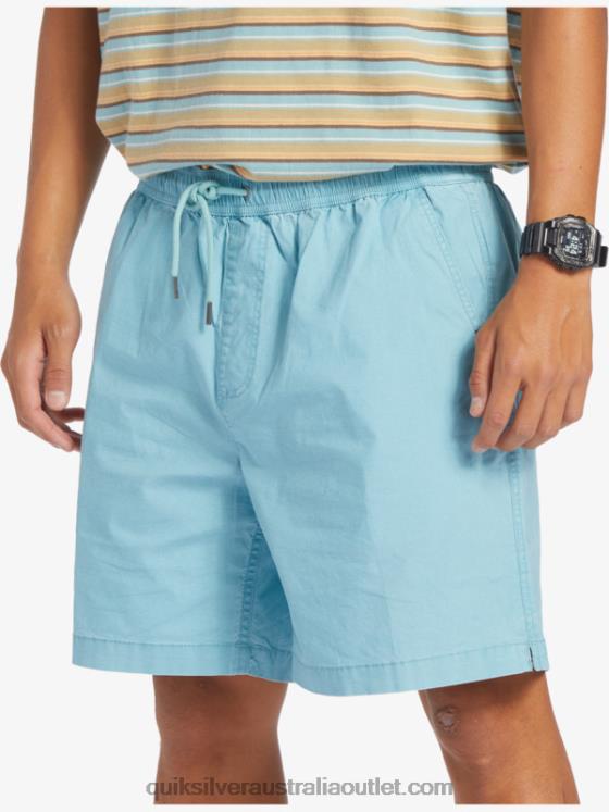 Quiksilver Men Taxer Elasticized Shorts H2N4B319 cameo blue
