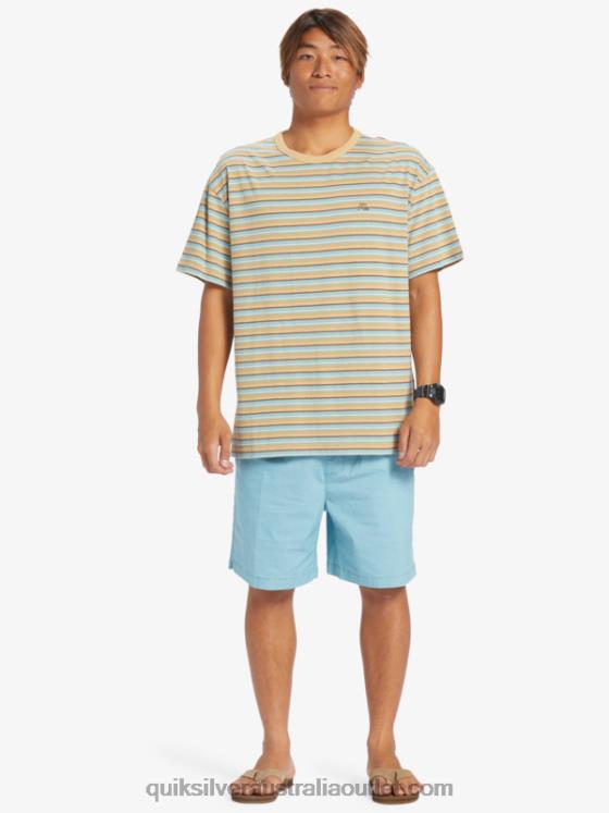 Quiksilver Men Taxer Elasticized Shorts H2N4B319 cameo blue