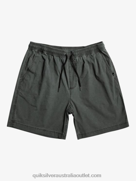 Quiksilver Men Taxer Elasticized Shorts H2N4B321 black