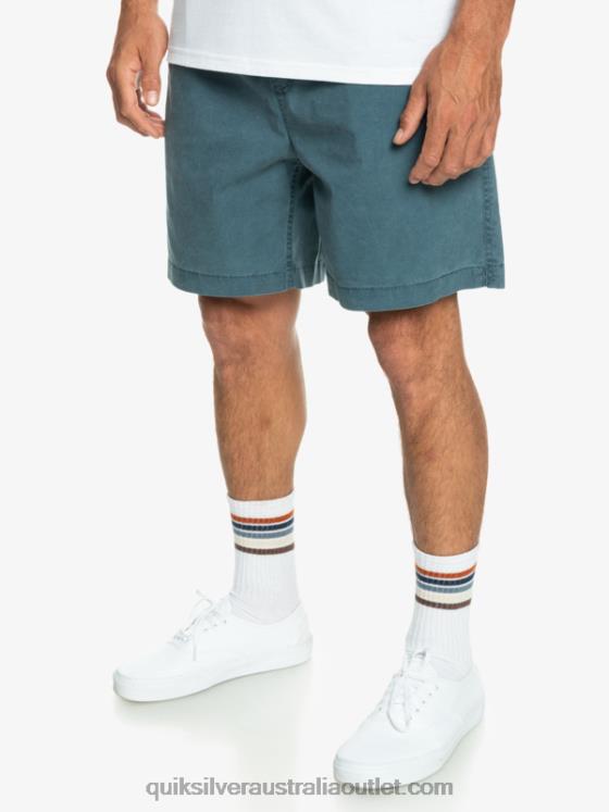 Quiksilver Men Taxer Elasticized Shorts H2N4B323 midnight navy