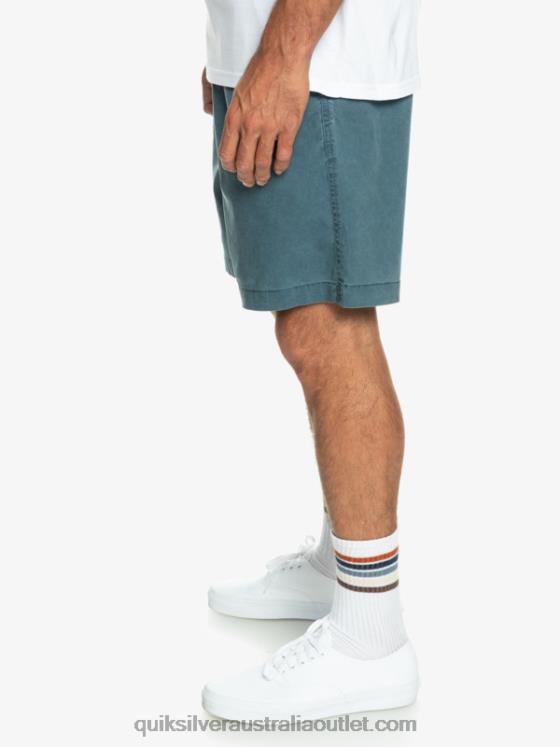 Quiksilver Men Taxer Elasticized Shorts H2N4B323 midnight navy