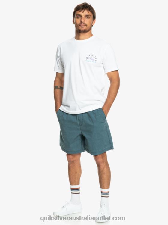 Quiksilver Men Taxer Elasticized Shorts H2N4B323 midnight navy