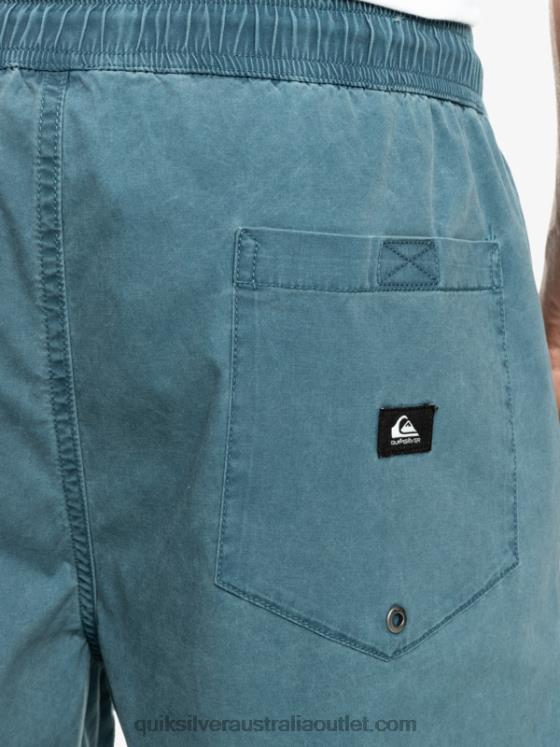 Quiksilver Men Taxer Elasticized Shorts H2N4B323 midnight navy