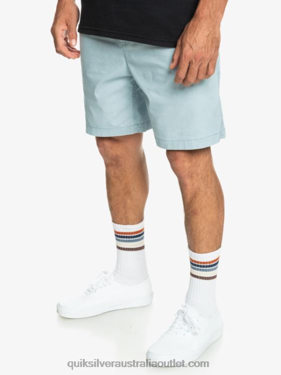 Quiksilver Men Taxer Elasticized Shorts H2N4B324 celestial blue