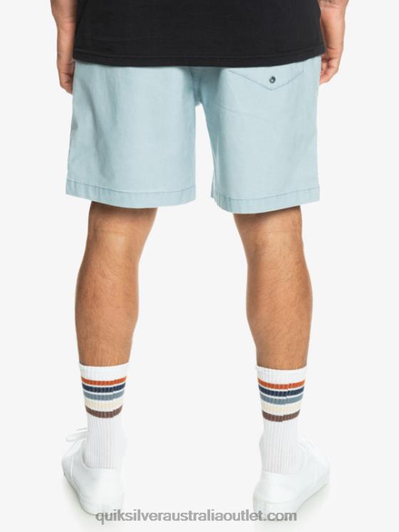 Quiksilver Men Taxer Elasticized Shorts H2N4B324 celestial blue