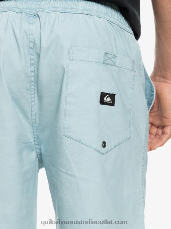 Quiksilver Men Taxer Elasticized Shorts H2N4B324 celestial blue