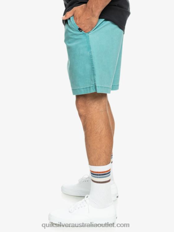 Quiksilver Men Taxer Elasticized Shorts H2N4B325 brittany blue