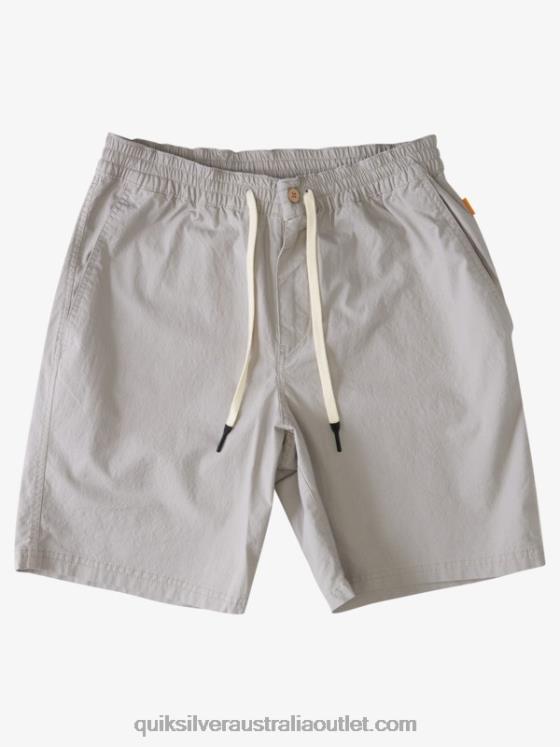 Quiksilver Men Waterman After Surf Shorts H2N4B1576 flint gray