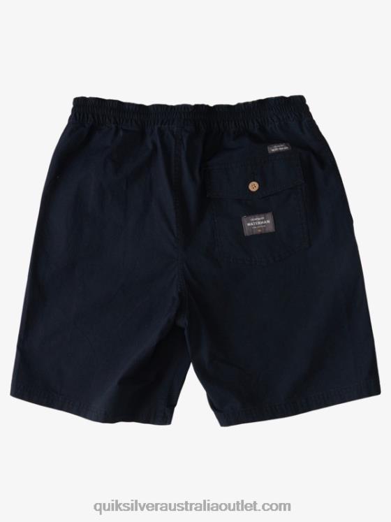 Quiksilver Men Waterman After Surf Shorts H2N4B1577 black