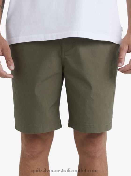 Quiksilver Men Waterman After Surf Shorts H2N4B1579 dusty olive