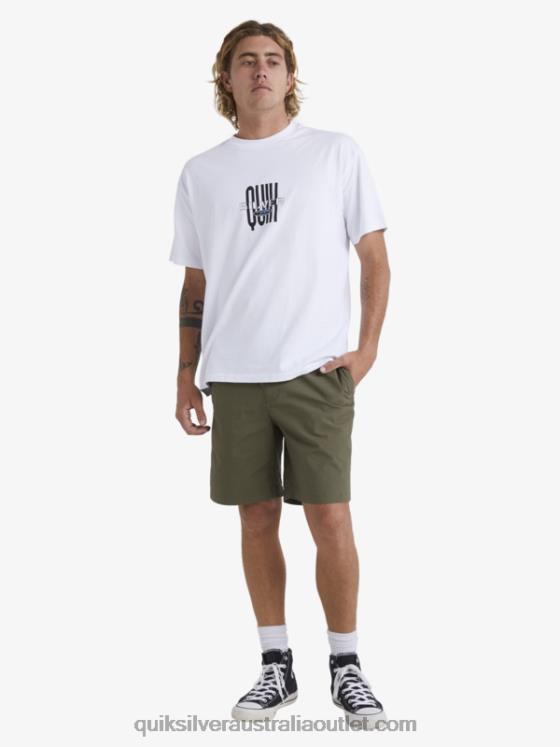 Quiksilver Men Waterman After Surf Shorts H2N4B1579 dusty olive