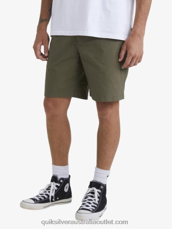 Quiksilver Men Waterman After Surf Shorts H2N4B1579 dusty olive