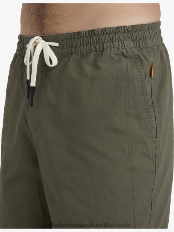 Quiksilver Men Waterman After Surf Shorts H2N4B1579 dusty olive