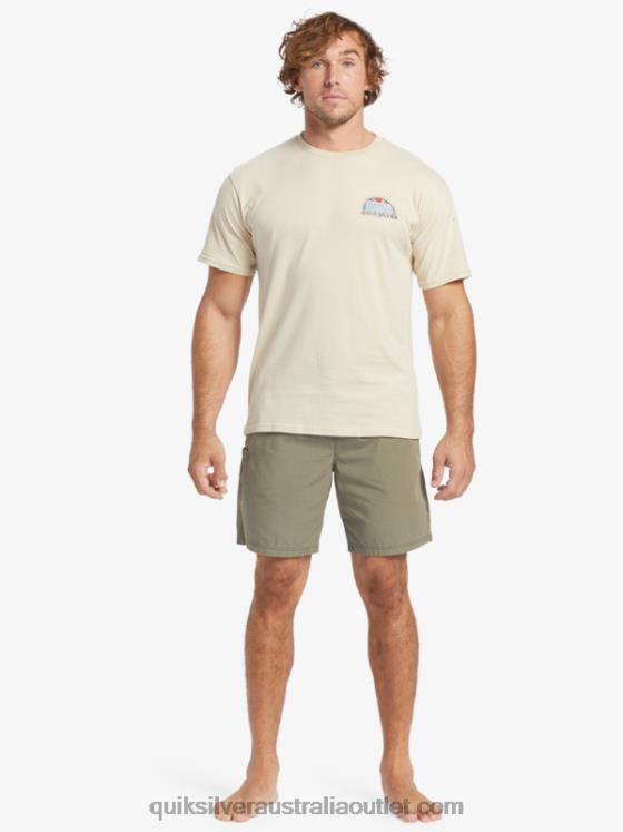 Quiksilver Men Waterman Last Light Elasticized 19 Shorts H2N4B253 dusty olive
