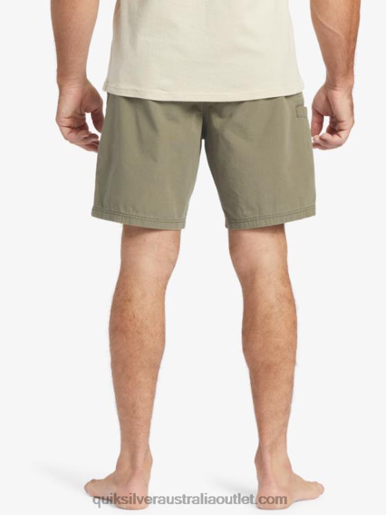 Quiksilver Men Waterman Last Light Elasticized 19 Shorts H2N4B253 dusty olive