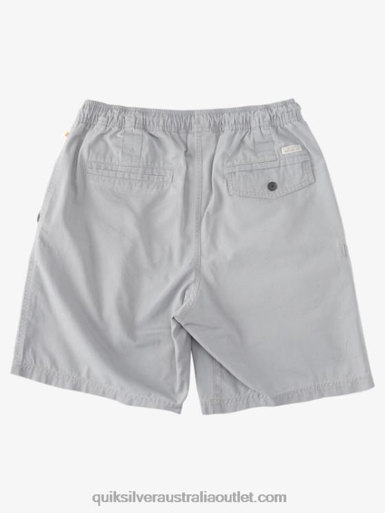 Quiksilver Men Waterman Last Light Elasticized 19 Shorts H2N4B254 sharkskin