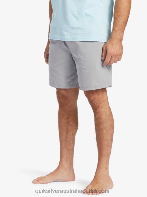 Quiksilver Men Waterman Last Light Elasticized 19 Shorts H2N4B254 sharkskin