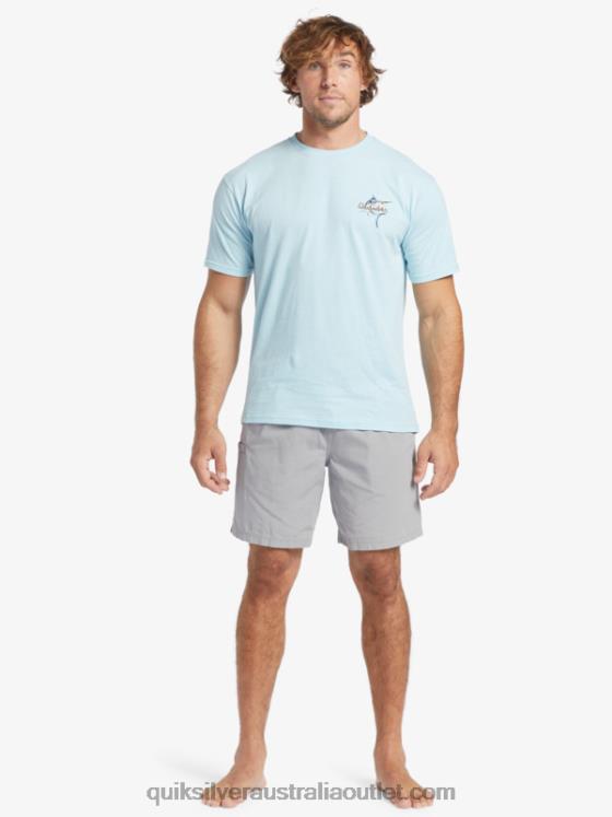 Quiksilver Men Waterman Last Light Elasticized 19 Shorts H2N4B254 sharkskin