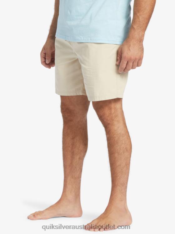 Quiksilver Men Waterman Last Light Elasticized 19 Shorts H2N4B255 brown rice