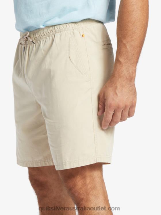 Quiksilver Men Waterman Last Light Elasticized 19 Shorts H2N4B255 brown rice