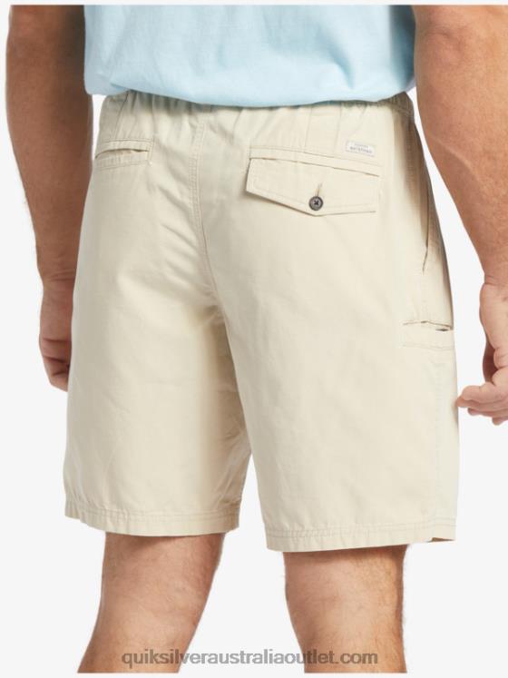 Quiksilver Men Waterman Last Light Elasticized 19 Shorts H2N4B255 brown rice