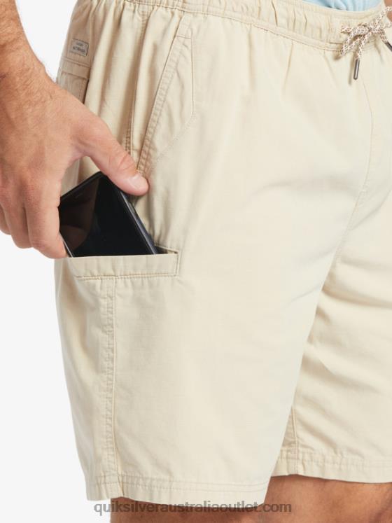 Quiksilver Men Waterman Last Light Elasticized 19 Shorts H2N4B255 brown rice