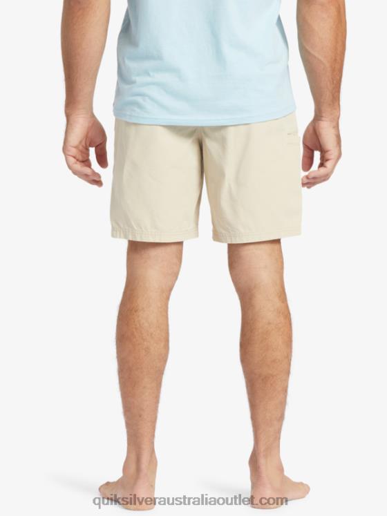 Quiksilver Men Waterman Last Light Elasticized 19 Shorts H2N4B255 brown rice