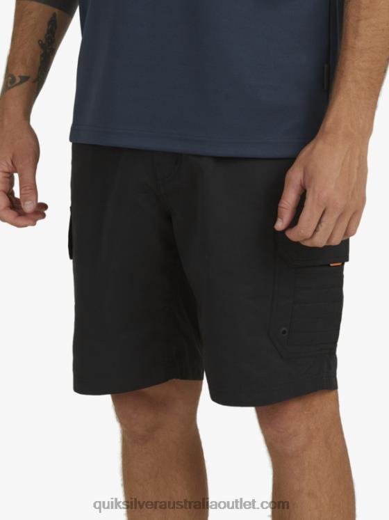 Quiksilver Men Waterman Maldive 20 Cargo Shorts H2N4B1727 black