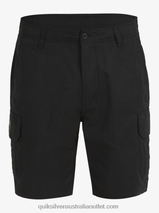 Quiksilver Men Waterman Maldive 20 Cargo Shorts H2N4B1727 black
