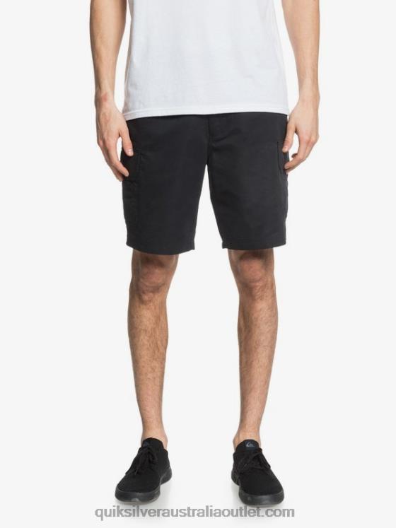 Quiksilver Men Waterman Maldive 20 Cargo Shorts H2N4B1727 black